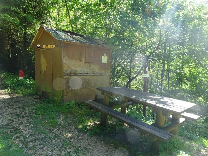 Mountain refuge Abri de la Place au Charbon in d 437a, plain, charmauvillers, montbéliard, doubs, borgoña-franco condado, francia metropolitana, 25470, francia