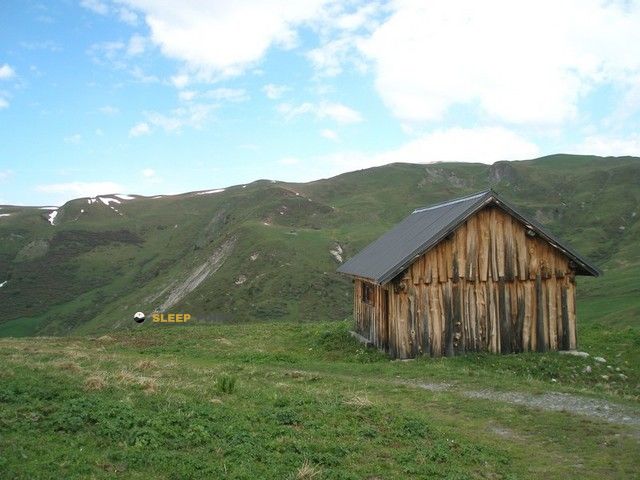 Cabane de Beauregard mendiko aterpea abri beauregard, chemin de planay, hautecour, albertville, saboya, auvergne-rhône-alpes, francia metropolitana, 73600, francia-n