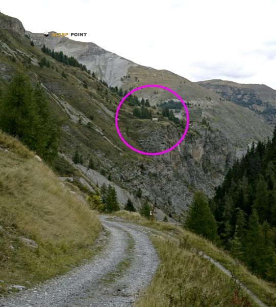 Mountain refuge Cabane in chemin de gialorgue, saint-dalmas-le-selvage, niza, alpes marítimos, provenza-alpes-costa azul, francia metropolitana, 06660, francia