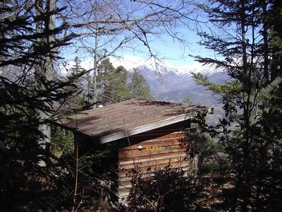 Mountain refuge Abri du bois du Permay in les guions, les flandrins, cordéac, châtel-en-trièves, grenoble, isère, auvergne-rhône-alpes, francia metropolitana, 38710, francia