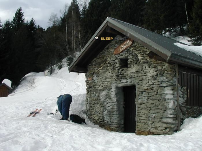 Mountain refuge Baraque de la Jasse in baraque de la jasse, route forestière de la jasse, saint-alban-d'hurtières, saint-jean-de-maurienne, saboya, auvergne-rhône-alpes, francia metropolitana, 73220, francia