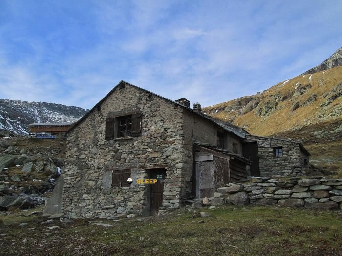 Mountain refuge Refuge du fond d'Aussois in sentier du lac du génépy, aussois, saint-jean-de-maurienne, saboya, auvergne-rhône-alpes, francia metropolitana, 73500, francia