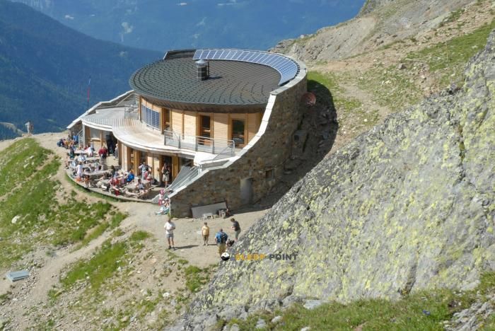 Refugio de montaña Refuge du Nid d'Aigle en refuge du nid d'aigle, chemin des rognes, saint-gervais-les-bains, bonneville, alta saboya, auvergne-rhône-alpes, francia metropolitana, 74310, francia