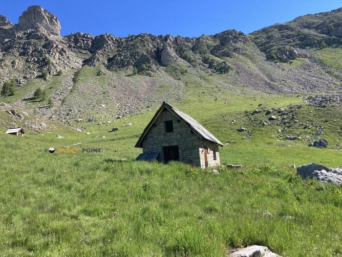 Refuge de montagne Cabane Pastorale de l'Encombrette dans cabane pastorale de l'encombrette, col de l'encombrette, allos, castellane, alpes de alta provenza, provenza-alpes-costa azul, francia metropolitana, 04260, francia