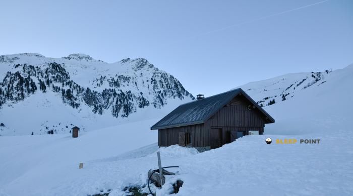 Refugio de montaña Refuge d'Arbarétan en refuge d'arbarétan, route forestière de fontaine noire, saint-pierre-de-belleville, saint-jean-de-maurienne, saboya, auvergne-rhône-alpes, francia metropolitana, 73220, francia