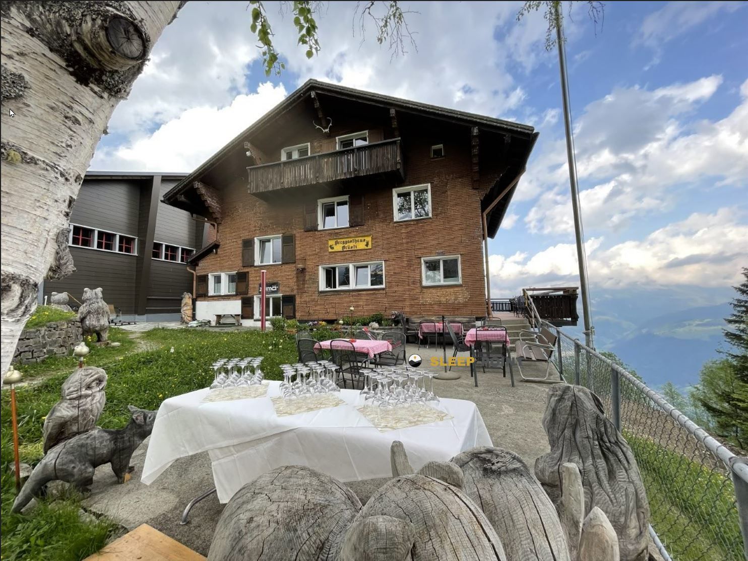 Refuge de montagne Berggasthaus Brüsti dans bockistrasse, bockiberg, erstfeld, uri, 6472, suiza