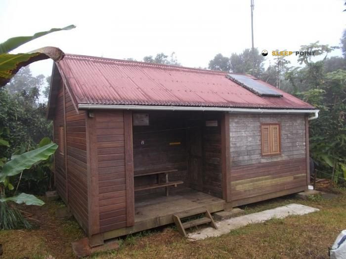 Carbet de bivouac "Belle-Hôtesse" mendiko aterpea refuge de belle-hôtesse, trace des alizés nord, pointe-noire, basse-terre, guadalupe, 97115, francia-n